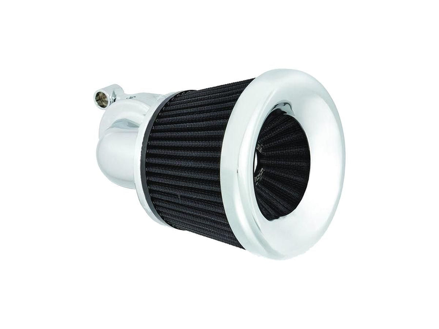 Harley Davidson Dyna [1999-2017]-Velocity 90 ° air filter chrome