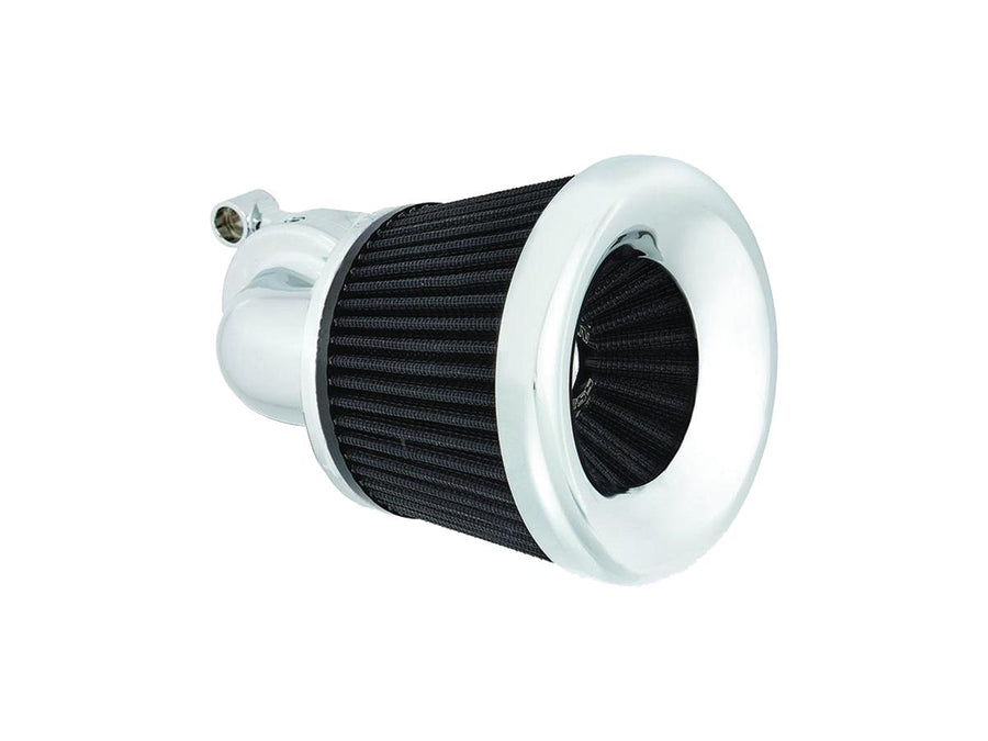 Harley Davidson Dyna [1999-2017]-Velocity 90 ° air filter chrome