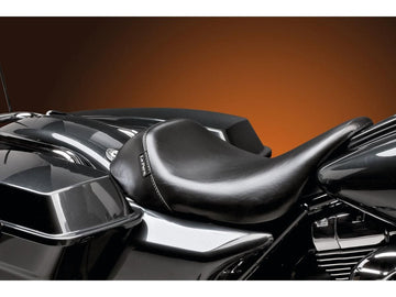 Harley Davidson Touring [2008-2025] – Bare Bones Gel Solositz Glattes Schwarzes Vinyl