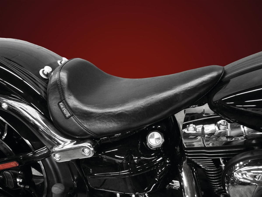 Harley Davidson FXSBSE [2013-2014] – Bare Bones Gel Solositz Glattes Schwarzes Vinyl