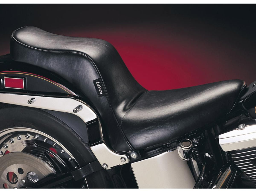 Harley Davidson Softail Note [2000-2017] -cherokee stoel glad zwart vinyl