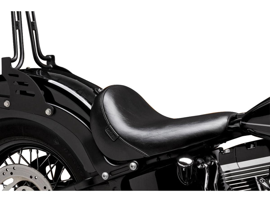 Harley Davidson FXBR [2023-2025] -plankbotten solo-stoel glad zwart vinyl