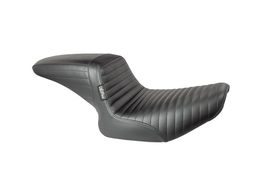 Harley Davidson FXBR [2023-2025] – Kickflip Sitz Gefaltete Naht Schwarzes Vinyl