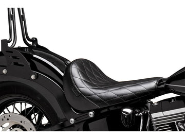 Harley Davidson FLFBS 114 [2018-2020] – Bare Bones Solo Sitz Diamond Stitch Schwarzes