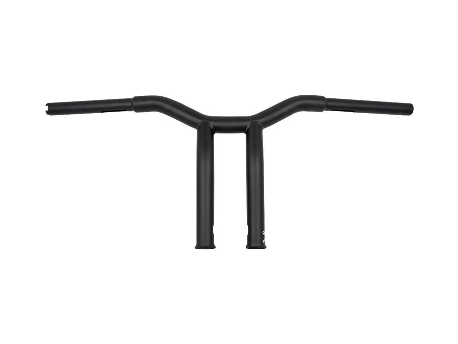Harley Davidson Sportster [1982-2020] -10 "Dominator Raked Bar Lenker 4-Hole Black Black