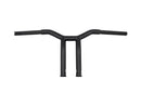 Harley Davidson Sportster [1982-2020] -10 "Dominator Raked Bar Lenker 4-Hole Black Black-7