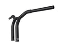 Harley Davidson Sportster [1982-2020] -10 "Dominator Raked Bar Lenker 4-Hole Black Black-6