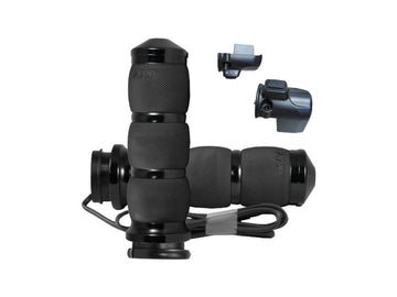 Harley Davidson Fltrxs [2015-2023] -verhit Air Pillow Handles Black 1 "Gass Train door