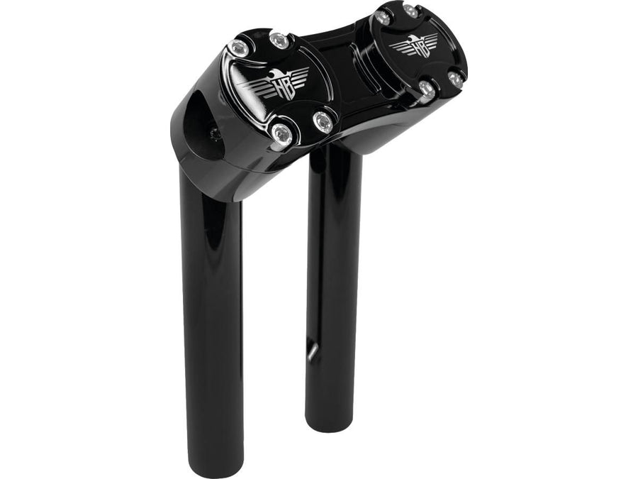 Harley Davidson FX [1974-1978] – 6" Club-Style Pullback-Riser mit schwarzer Klemme
