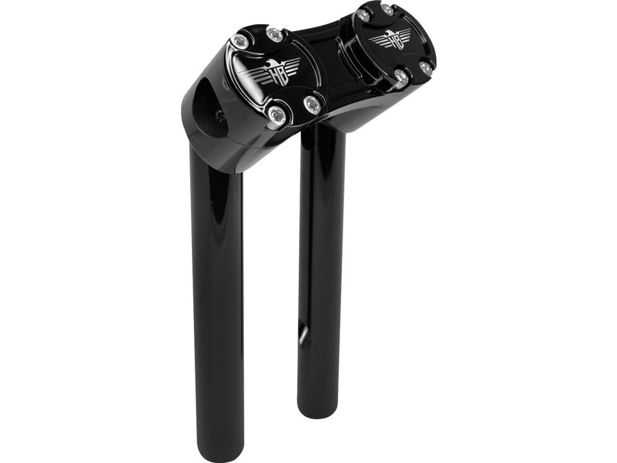 Harley Davidson FX [1974-1978] – 10" Clubstyle Pullback Risers mit schwarzer Klemme