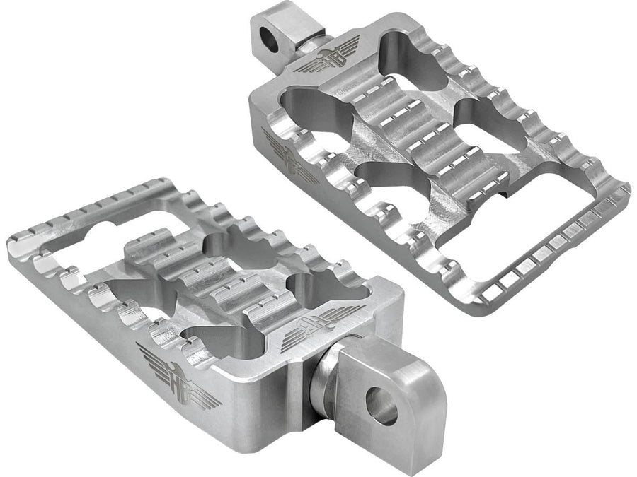 Harley Davidson Softail [2018-2025]-MX V1 Foundation Silver Anodized