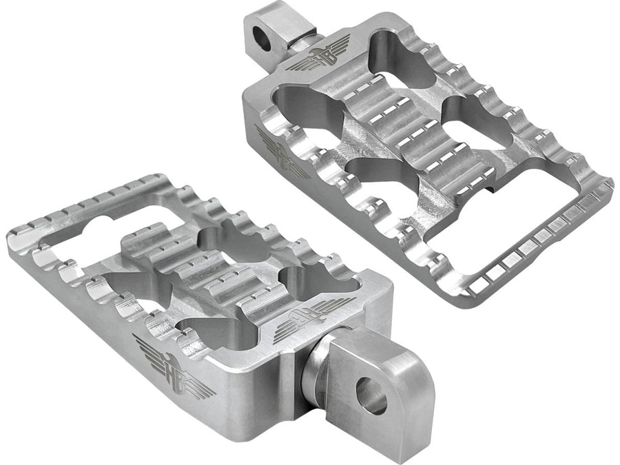 Harley Davidson Softail [2018-2025]-MX V1 Foundation Silver Anodized