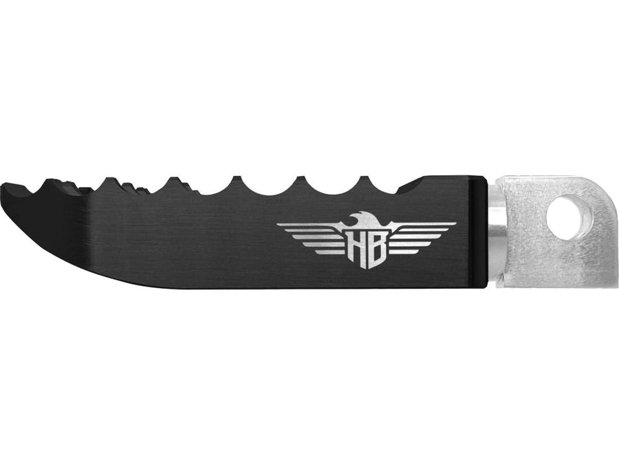 Harley Davidson Sportster [1991-2020] – MX V2 Fußrasten Schwarz Eloxiert