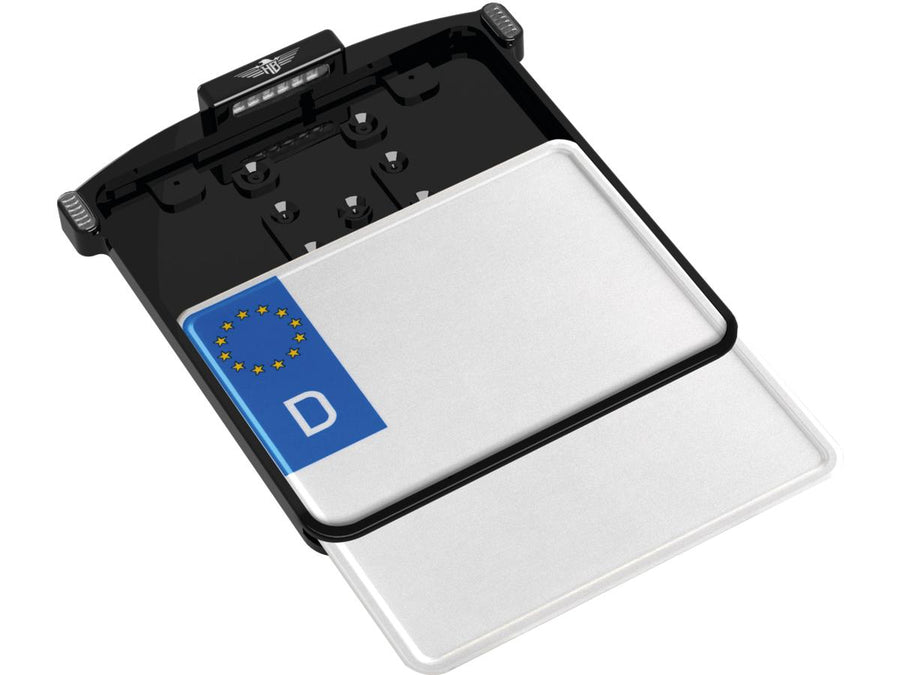 Harley Davidson-all-in-one micro license plate holder base plate 3 in 1 and