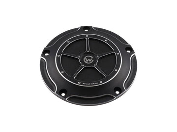 Harley Davidson Touring [2016-2024] – Derby Abdeckung Schwarz Eloxiert