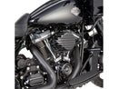 Harley Davidson Softail [2016-2017] – Gerippter Luftfilter Schwarz Eloxiert-3