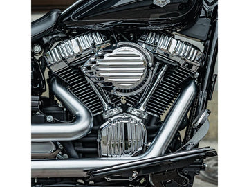 Harley Davidson Softail [2018-2024] -Chrome-toegepast lamella-luchtfilter - 0