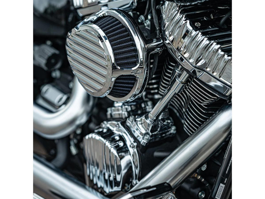 Harley Davidson Sportster [2007-2020]-chrome-plated lamella air filter