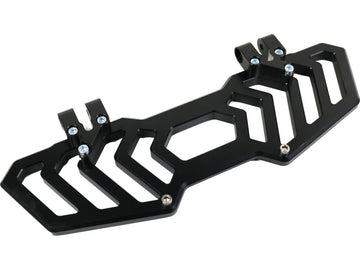 Harley Davidson Touring [1985-2025] – Trackboard Fahrer-Fußrasten Schwarz Eloxiert - 0
