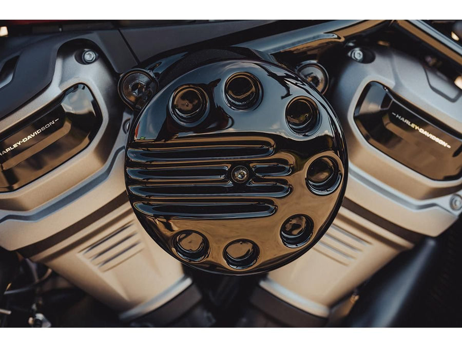 Harley Davidson Nightster RH975 [2022-2024] – Geschlitzte Luftfilterabdeckung Glanz