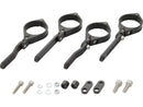 Harley Davidson - adjustable CNC headlight holder 49mm fork mounting black-9