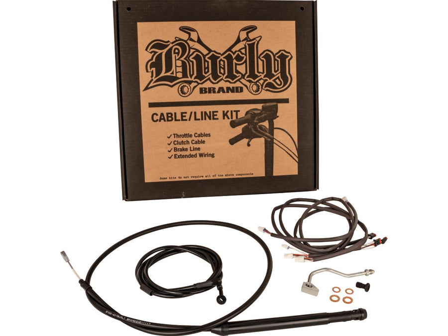 Harley Davidson FLHRXS [2021-2025] – 16" Gorilla Bar Kabelsatz Schwarzes Vinyl