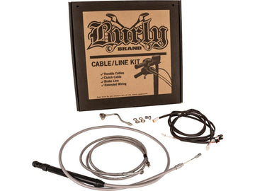 Harley Davidson FLHRXS [2021-2025] – 18" Gorilla Bar Kabelsatz Edelstahl klar