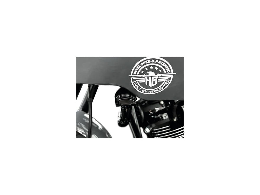 Harley Davidson FXLRST [2022-2025] -MICRO ST-serie LED BLinker, geanodiseerd zwart