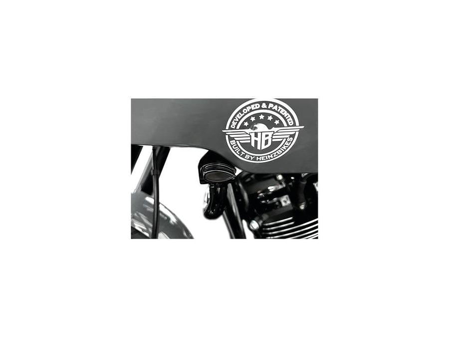 Harley Davidson FXLRST [2022-2025] -MICRO ST-serie LED BLinker, geanodiseerd zwart