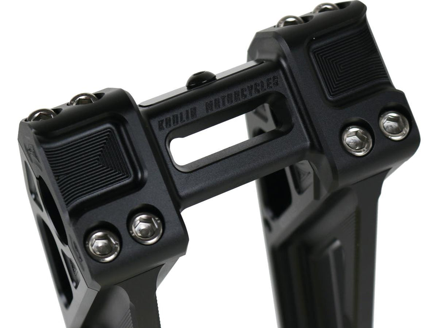 Harley Davidson Sportster [1985-2020]-8 "Universal Fastback Risers black anodized