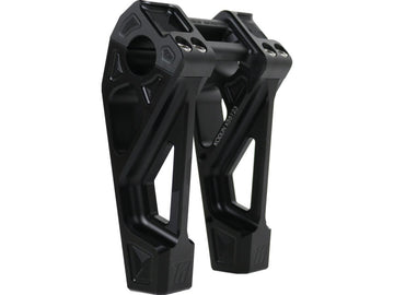Harley Davidson Sportster [1985-2020] – 6" Universal Fastback Risers Schwarz Eloxiert