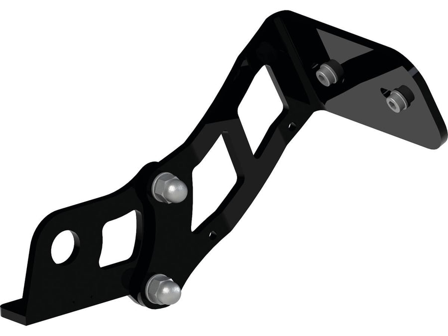 Harley Davidson Dyna [2006-2007] – Mittlerer Pro seitlicher Kennzeichenhalter Schwarz