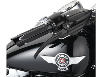Harley Davidson FLHXSE [2023-2025] – Deep Cut Komfortgriffe Schwarz 1" Gaszug per - 0