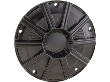 Harley Davidson Touring [2016-2024] – 10-Gauge Derby Abdeckung Schwarz Eloxiert