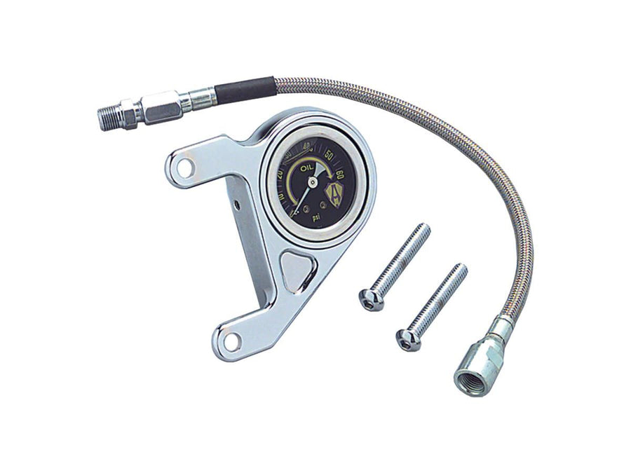 Harley Davidson Dyna [1999-2017] -Radius Oliedrukmeterkit met Ness-Logo