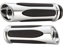 Harley Davidson Sportster [1976-2020] – Deep Cut Komfortgriffe Chrom 1" Gaszüge-1