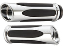 Harley Davidson Sportster [1976-2020] – Deep Cut Komfortgriffe Chrom 1" Gaszüge-3