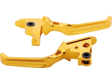 Harley Davidson Touring [2008-2013] – Method Handhebel Gold Eloxiert Kabelkupplung - 0
