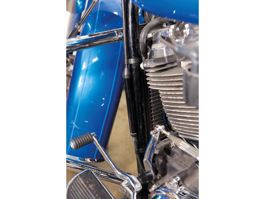 Harley Davidson Softail [2018-2025] -zwart Vinyl V-Twin verdeelde koppelingskabel