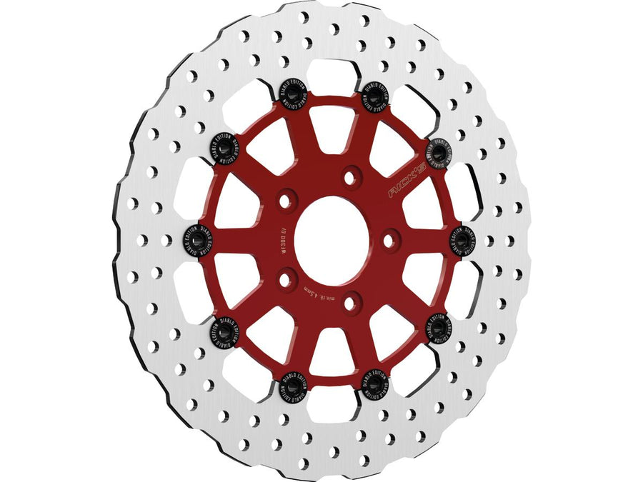 Harley Davidson Dyna [2000-2017]-El Diabolo (Steve) Design floating brake disc