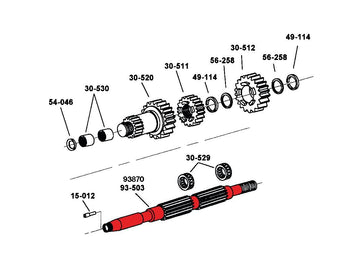 Harley Davidson RevTech 5 in 4 [2000-2020] -4/5 Course Main Wave Gearway Main Wave