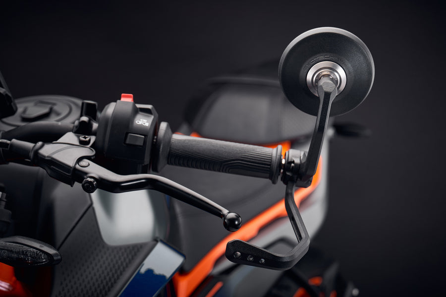 KTM 125 Duke [uit 2024] - Retro stuurspiegel en hendelbeschermingsset