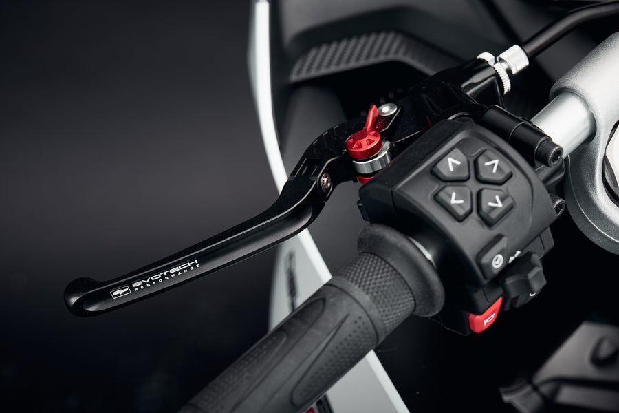 Triumph Thruxton [2003–2016] - klappbarer Kupplungshebel und kurzer Bremshebel