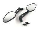 Universal Mirror Diego [Stock Goods] -Abs Black Adapter 2x M8-R E-getest-1