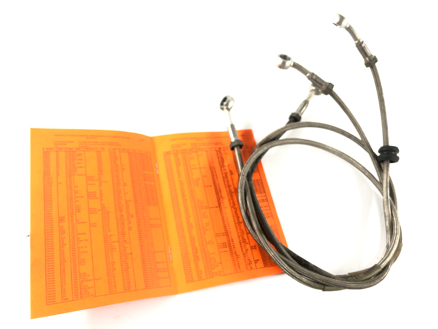 Honda XRV 750 Africa Twin RD04 [1993] - Brake lines steel braided brake lines front with certificate