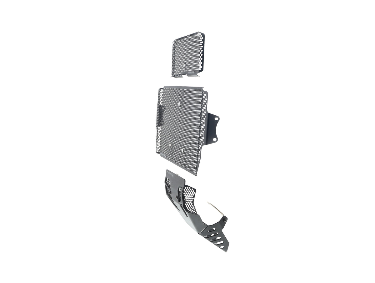 Ducati Multistrada 1260 S Grand Tour [2020] - Kühler-, Ölkühler- und Motorschutz-Set – 360° Ansicht 3