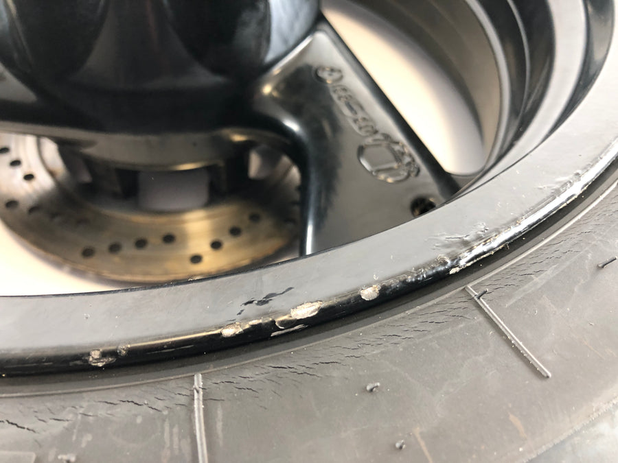 Ducati 900 SS [1993] - Hinterrad Rim Wheel met verfschade