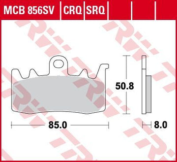Ducati Multistrada 950 ABS AA05AA/AA06JA [2017-2018] - Bremsbeläge vorne