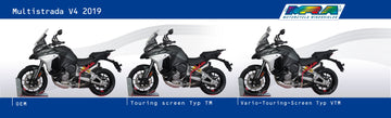 Ducati MULTISTRADA V4 / PIKES PEAK [2021-2024] – Tourenscheibe "TM" - 0