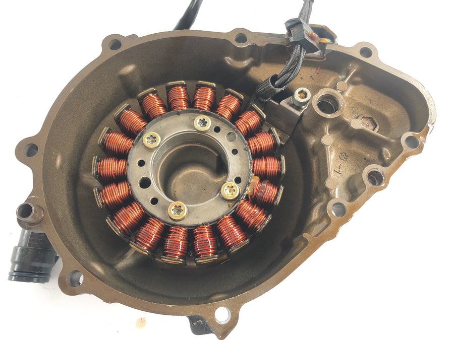 Kawasaki Z 750 ZR750J [2005] - Lichtmaschinendeckel mit Stator Motordeckel mit Lichtmaschine